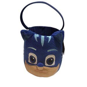 PJ Masks Catboy Plush Basket Ages 3+ Blue Tan Decorative Bucket Easter NEW
